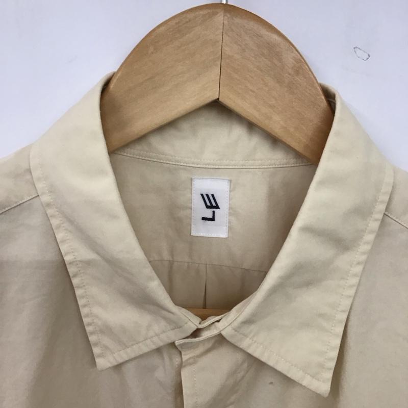 エルイー LE シャツ、ブラウス 長袖 無地 ベージュ / ベージュ / beige メンズ USED 古着 中古 10156524