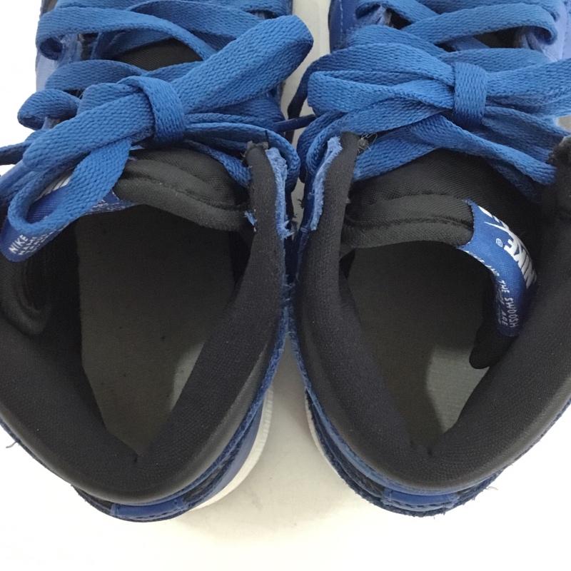 ナイキ NIKE スニーカー スニーカー 575441-404 AIR JORDAN 1 RETRO HIGH OG GS 23cm 箱有 23.0cm ロゴ、文字 黒 / ブラック / black X 青 / ブルー / blue X 白 / ホワイト / white レディース USED 古着 中古 10156528