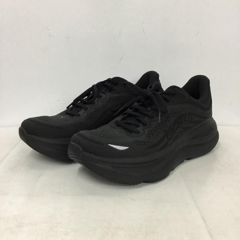 ホカ HOKA スニーカー スニーカー 1162011 BBLC BONDI 9 28cm 28.0cm ロゴ、文字 黒 / ブラック / black メンズ USED 古着 中古 10156530