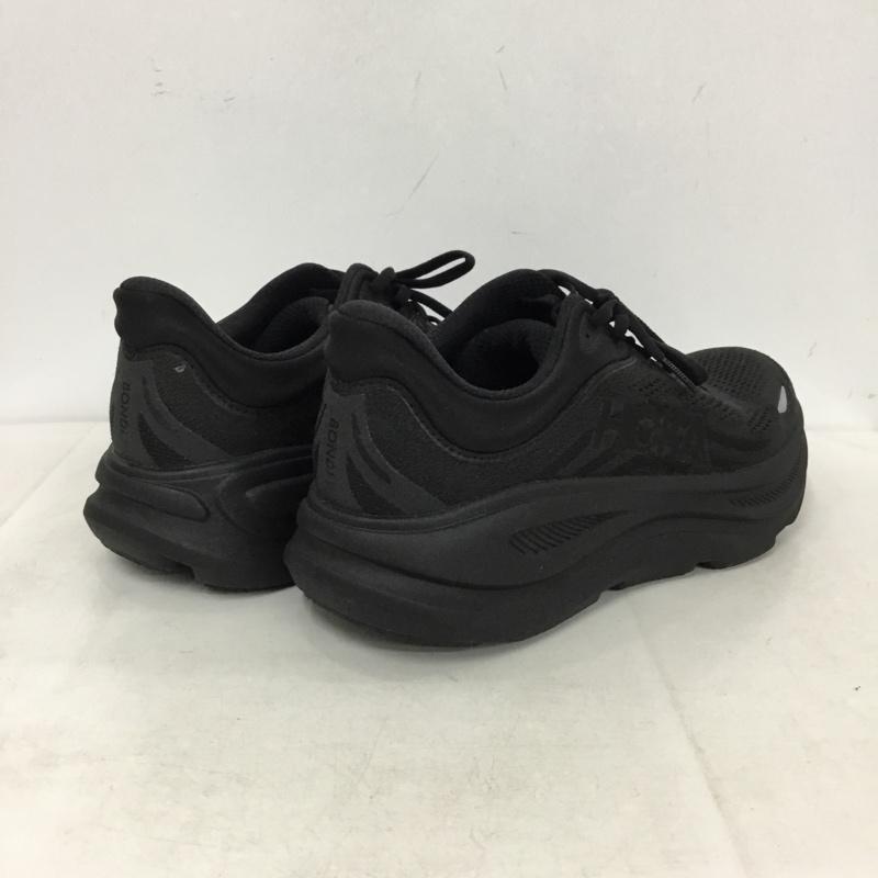 ホカ HOKA スニーカー スニーカー 1162011 BBLC BONDI 9 28cm 28.0cm ロゴ、文字 黒 / ブラック / black メンズ USED 古着 中古 10156530