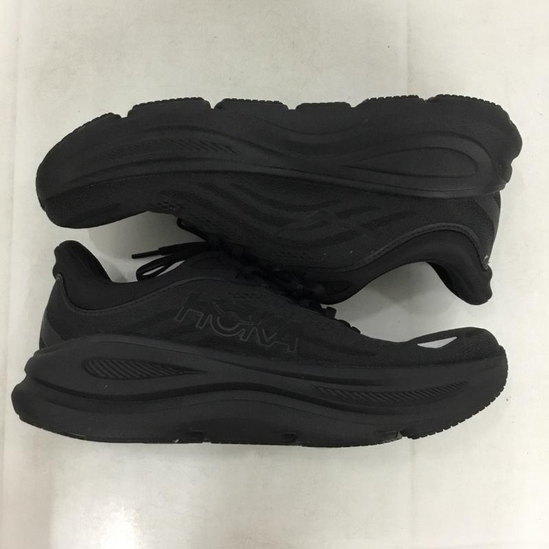 ホカ HOKA スニーカー スニーカー 1162011 BBLC BONDI 9 28cm 28.0cm ロゴ、文字 黒 / ブラック / black メンズ USED 古着 中古 10156530