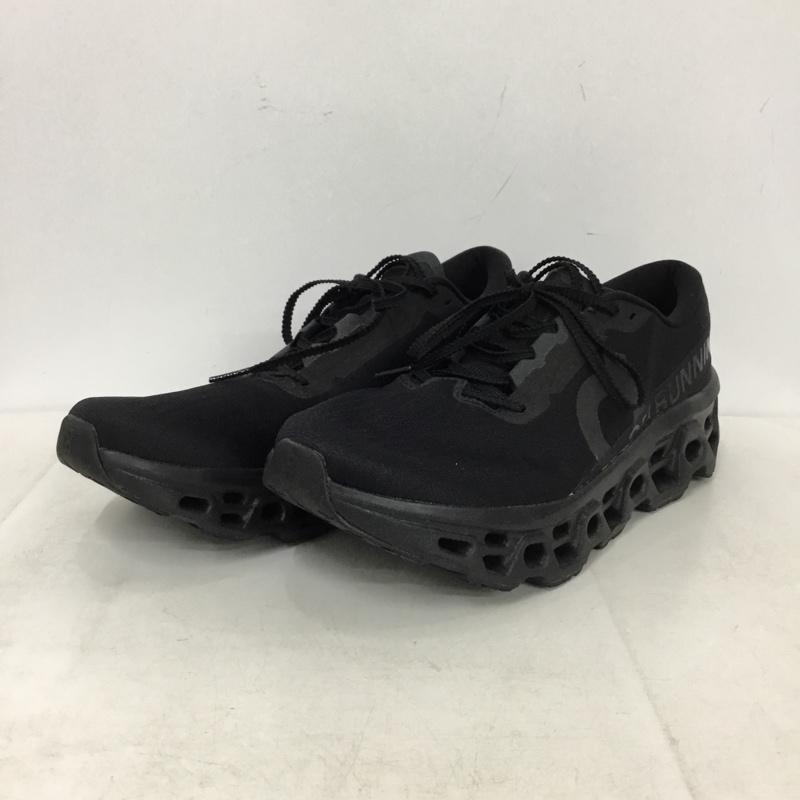 オン On スニーカー スニーカー 3MG10051043 Cloudmonster 3 ランニングシューズ 28.5cm 28.5cm ロゴ、文字 黒 / ブラック / black メンズ USED 古着 中古 10156531