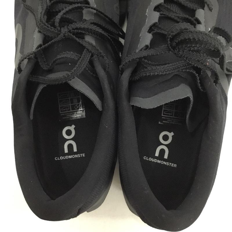 オン On スニーカー スニーカー 3MG10051043 Cloudmonster 3 ランニングシューズ 28.5cm 28.5cm ロゴ、文字 黒 / ブラック / black メンズ USED 古着 中古 10156531