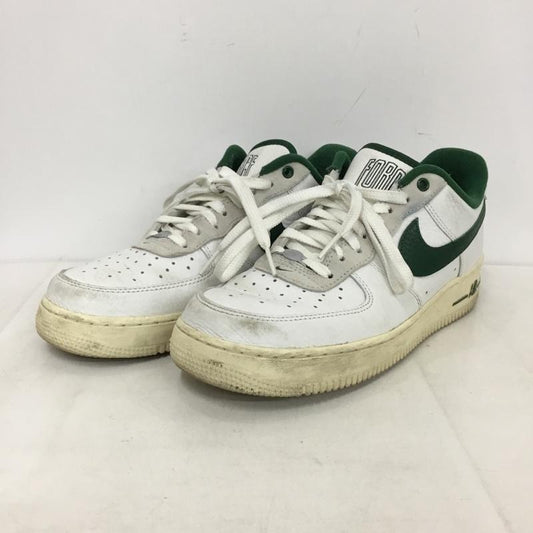 ナイキ NIKE スニーカー スニーカー DR0148-102 WMNS AIR FORCE 1 07 LX 27.5cm 27.5cm ロゴ、文字 白 / ホワイト / white X 緑 / グリーン / green メンズ USED 古着 中古 10156533