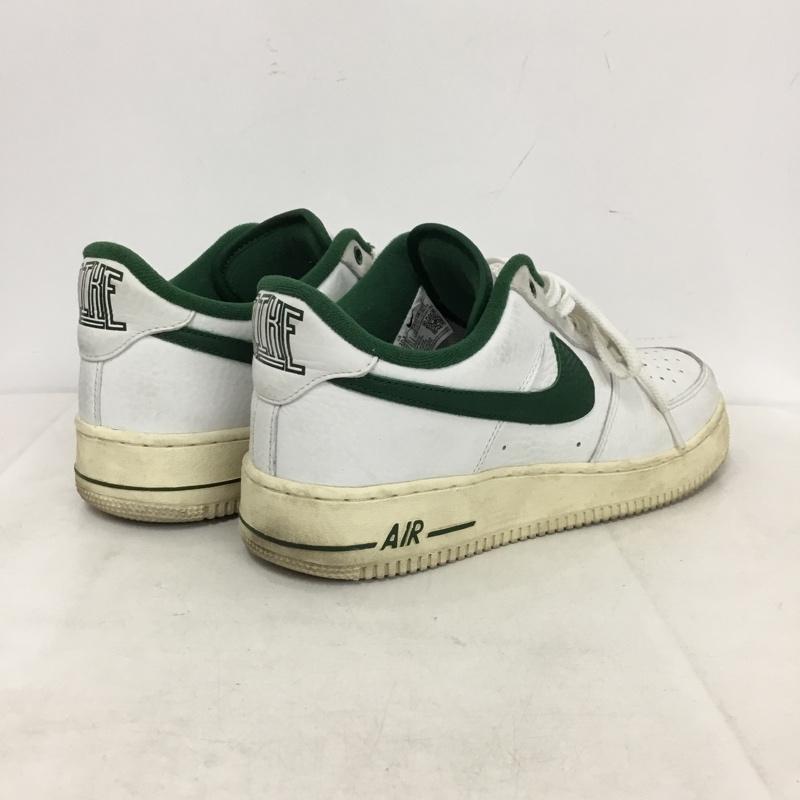 ナイキ NIKE スニーカー スニーカー DR0148-102 WMNS AIR FORCE 1 07 LX 27.5cm 27.5cm ロゴ、文字 白 / ホワイト / white X 緑 / グリーン / green メンズ USED 古着 中古 10156533