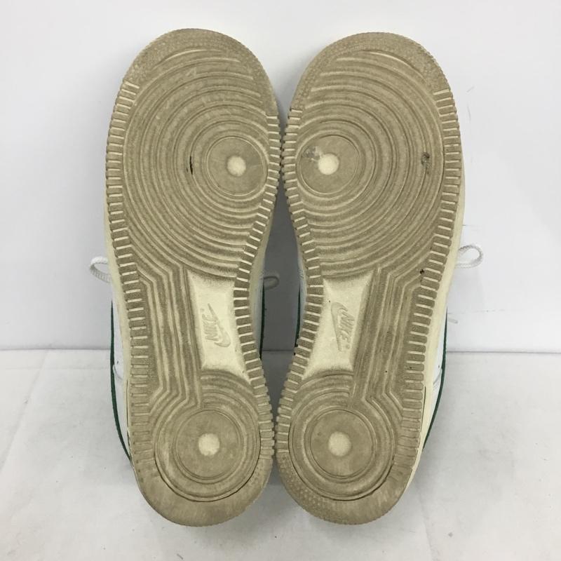 ナイキ NIKE スニーカー スニーカー DR0148-102 WMNS AIR FORCE 1 07 LX 27.5cm 27.5cm ロゴ、文字 白 / ホワイト / white X 緑 / グリーン / green メンズ USED 古着 中古 10156533