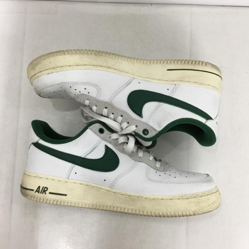 ナイキ NIKE スニーカー スニーカー DR0148-102 WMNS AIR FORCE 1 07 LX 27.5cm 27.5cm ロゴ、文字 白 / ホワイト / white X 緑 / グリーン / green メンズ USED 古着 中古 10156533