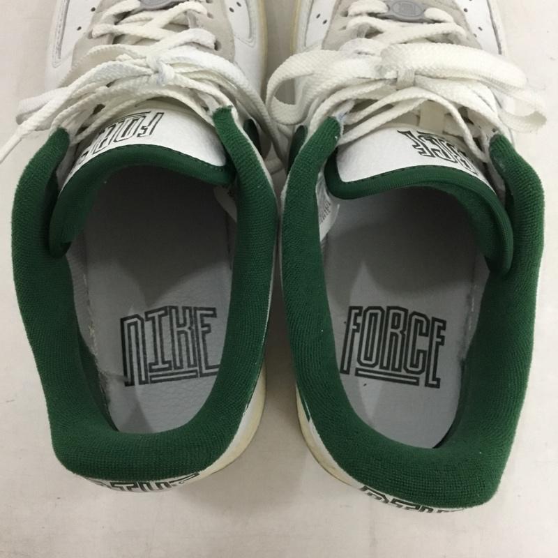 ナイキ NIKE スニーカー スニーカー DR0148-102 WMNS AIR FORCE 1 07 LX 27.5cm 27.5cm ロゴ、文字 白 / ホワイト / white X 緑 / グリーン / green メンズ USED 古着 中古 10156533