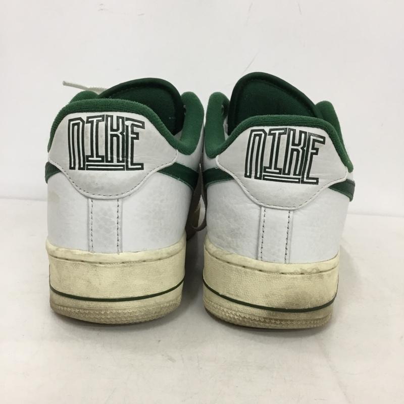 ナイキ NIKE スニーカー スニーカー DR0148-102 WMNS AIR FORCE 1 07 LX 27.5cm 27.5cm ロゴ、文字 白 / ホワイト / white X 緑 / グリーン / green メンズ USED 古着 中古 10156533
