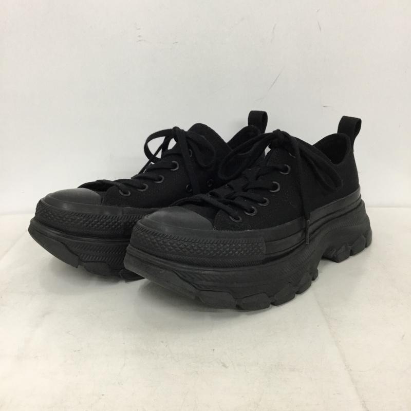コンバース CONVERSE スニーカー スニーカー 1SD191 ALL STAR 100 TREKWAVE MN OX 24cm 24.0cm ロゴ、文字 黒 / ブラック / black レディース USED 古着 中古 10156534