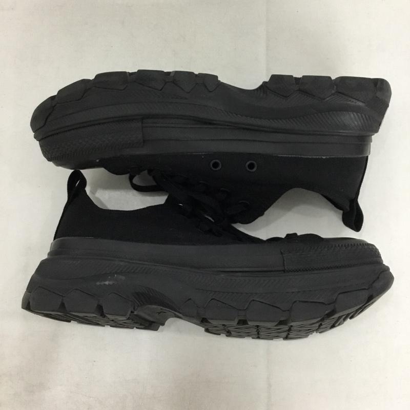 コンバース CONVERSE スニーカー スニーカー 1SD191 ALL STAR 100 TREKWAVE MN OX 24cm 24.0cm ロゴ、文字 黒 / ブラック / black レディース USED 古着 中古 10156534