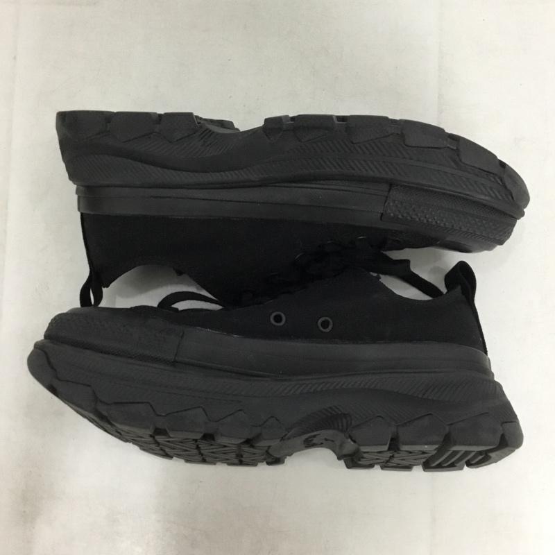 コンバース CONVERSE スニーカー スニーカー 1SD191 ALL STAR 100 TREKWAVE MN OX 24cm 24.0cm ロゴ、文字 黒 / ブラック / black レディース USED 古着 中古 10156534