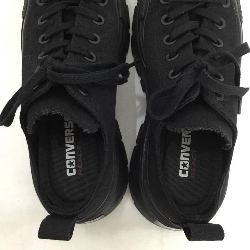 コンバース CONVERSE スニーカー スニーカー 1SD191 ALL STAR 100 TREKWAVE MN OX 24cm 24.0cm ロゴ、文字 黒 / ブラック / black レディース USED 古着 中古 10156534
