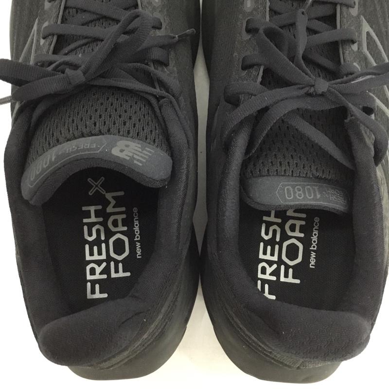 ニューバランス New Balance スニーカー スニーカー M1080T13 Fresh Foam X 1080 v13 28.5cm 28.5cm ロゴ、文字 黒 / ブラック / black メンズ USED 古着 中古 10156539