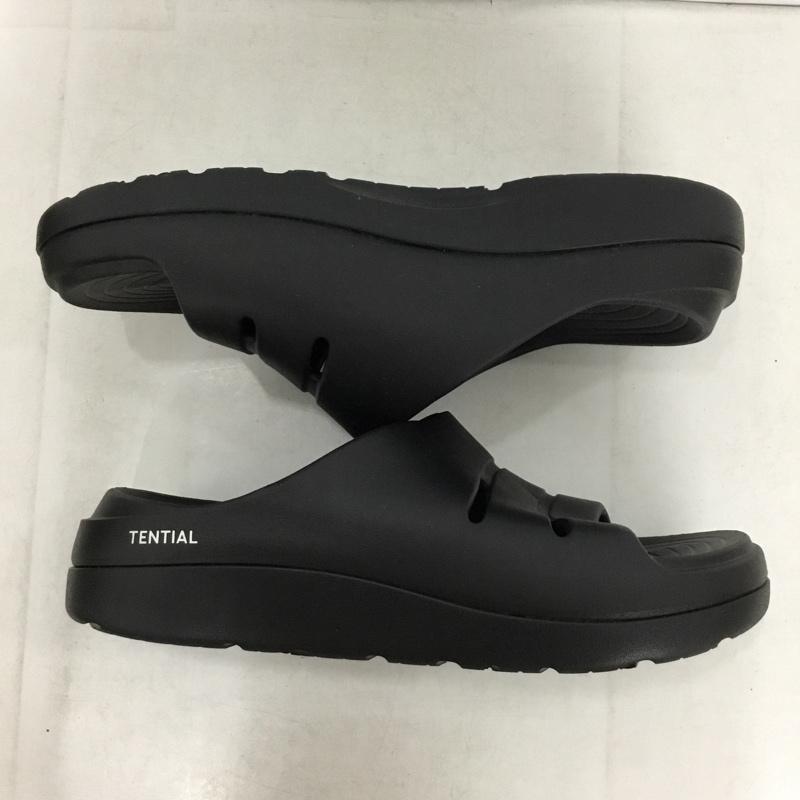テンシャル TENTIAL サンダル サンダル リカバリーサンダル プロスライド TENTIAL XL XL ロゴ、文字 黒 / ブラック / black メンズ USED 古着 中古 10156540