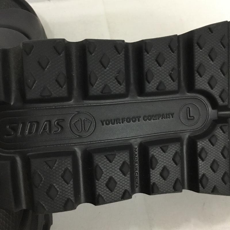 シダス SIDAS サンダル サンダル リカバリーサンダル L ロゴ、文字 黒 / ブラック / black メンズ USED 古着 中古 10156541