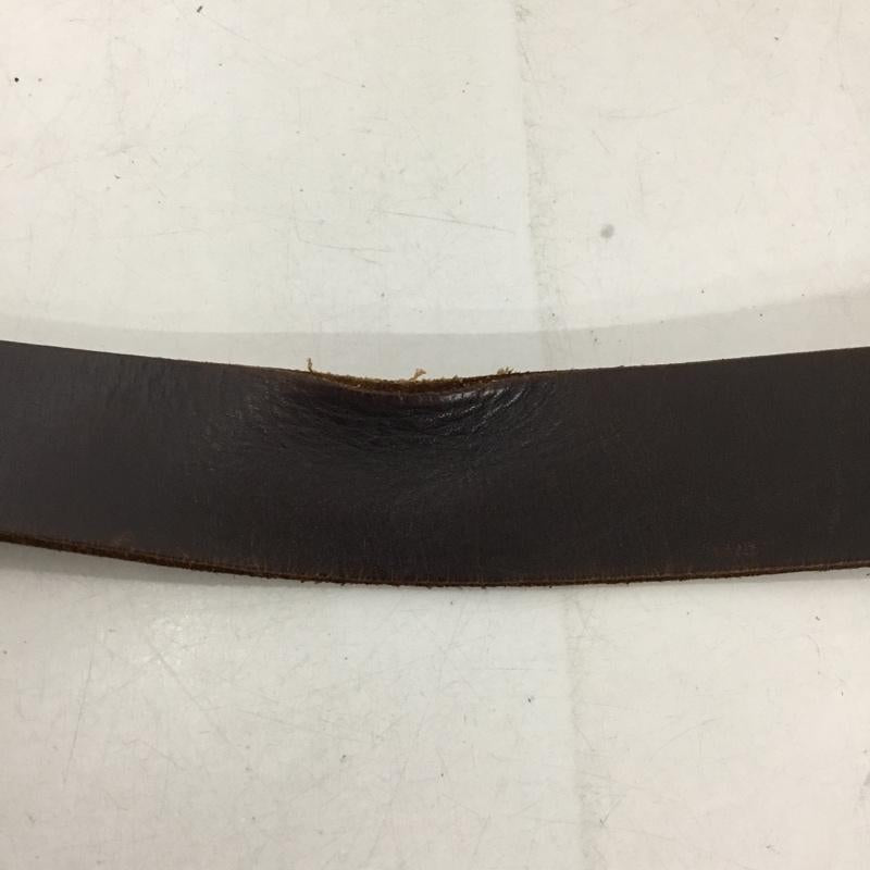 古着 USED ベルト・バックル ベルト レザー 無地 ダークブラウン / ダークブラウン / メンズ USED 古着 中古 10156542