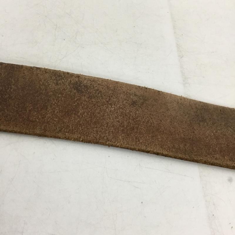 古着 USED ベルト・バックル ベルト レザー 無地 ダークブラウン / ダークブラウン / メンズ USED 古着 中古 10156542