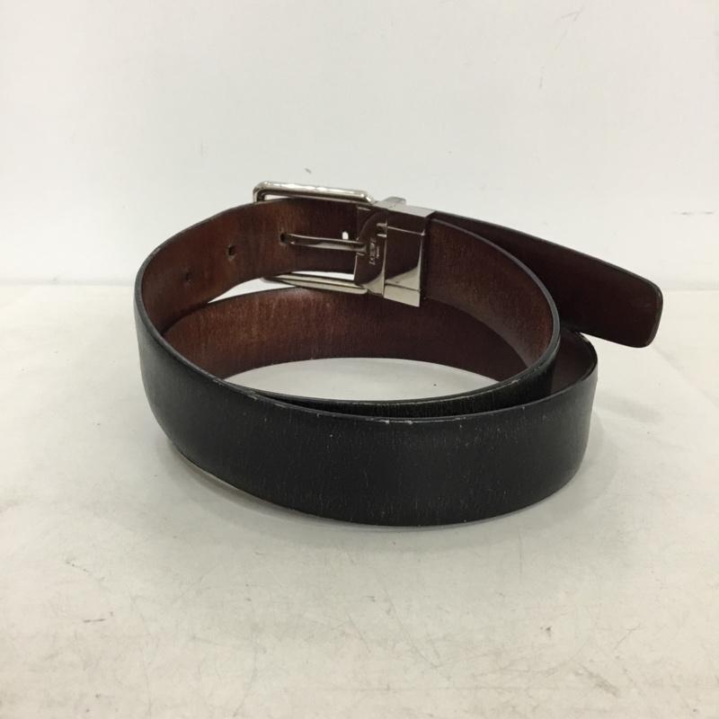 ロエベ LOEWE ベルト・バックル ベルト スクエアバックル 無地 黒 / ブラック / black メンズ USED 古着 中古 10156543