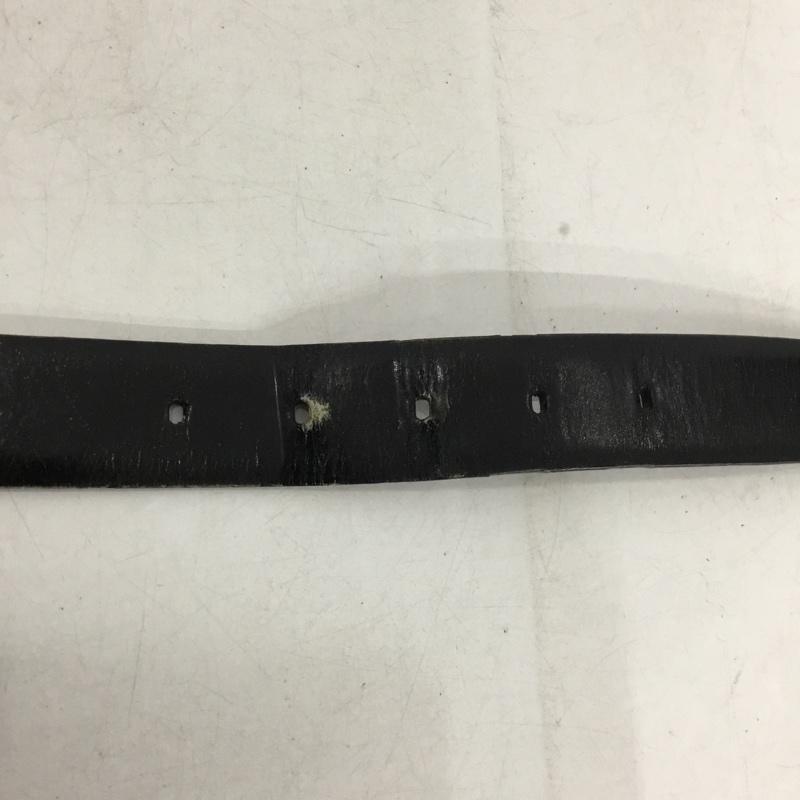 ロエベ LOEWE ベルト・バックル ベルト スクエアバックル 無地 黒 / ブラック / black メンズ USED 古着 中古 10156543