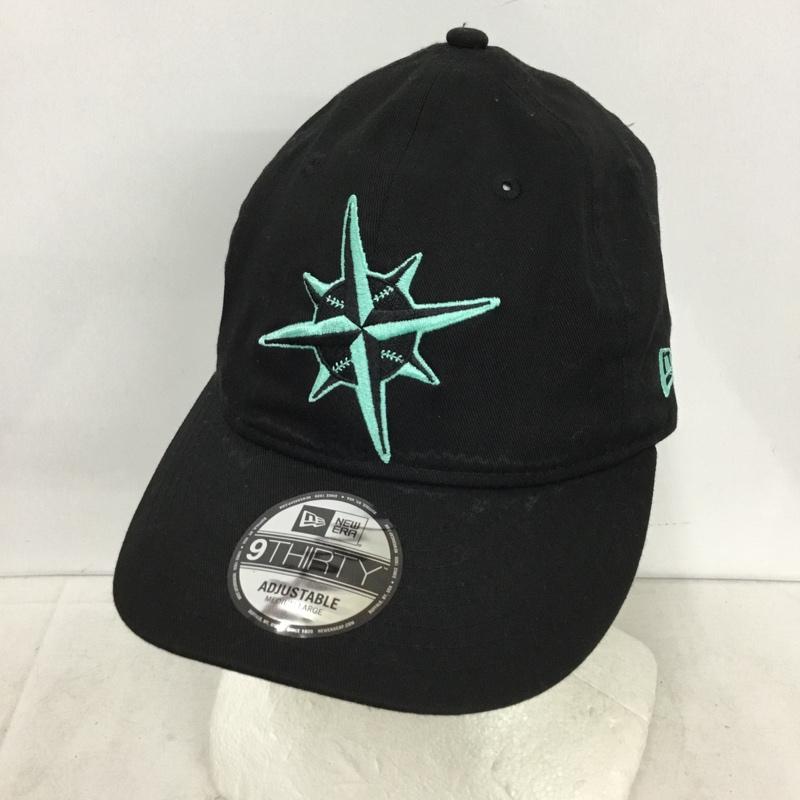 ニューエラ NEW ERA 帽子 キャップ 9THIRTY 刺繍 黒 / ブラック / black メンズ USED 古着 中古 10156545