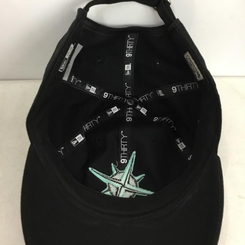 ニューエラ NEW ERA 帽子 キャップ 9THIRTY 刺繍 黒 / ブラック / black メンズ USED 古着 中古 10156545