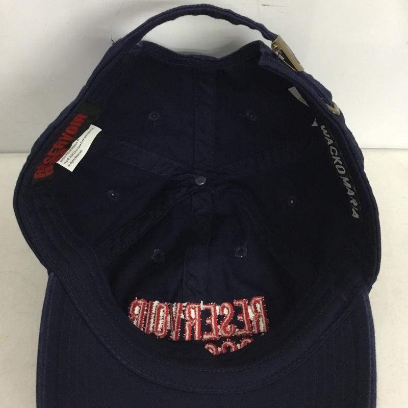 ワコマリア WACKO MARIA 帽子 キャップ RESERVOIR DOGS 6 PANEL CAP ロゴ、文字 紺 / ネイビー / navy メンズ USED 古着 中古 10156546
