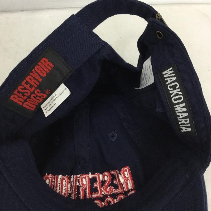 ワコマリア WACKO MARIA 帽子 キャップ RESERVOIR DOGS 6 PANEL CAP ロゴ、文字 紺 / ネイビー / navy メンズ USED 古着 中古 10156546