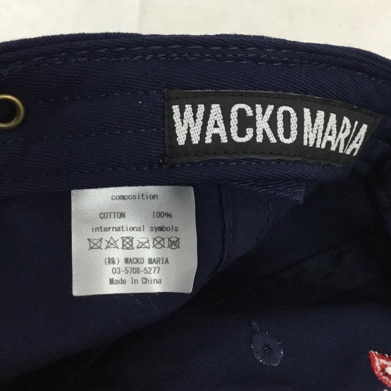 ワコマリア WACKO MARIA 帽子 キャップ RESERVOIR DOGS 6 PANEL CAP ロゴ、文字 紺 / ネイビー / navy メンズ USED 古着 中古 10156546