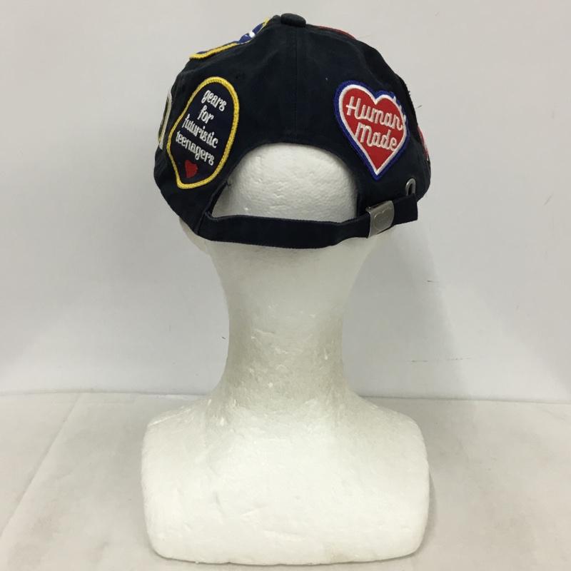 ヒューマンメード HUMAN MADE 帽子 キャップ ワッペン  紺 / ネイビー / navy メンズ USED 古着 中古 10156547