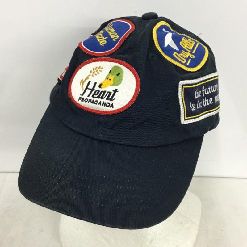 ヒューマンメード HUMAN MADE 帽子 キャップ ワッペン  紺 / ネイビー / navy メンズ USED 古着 中古 10156547