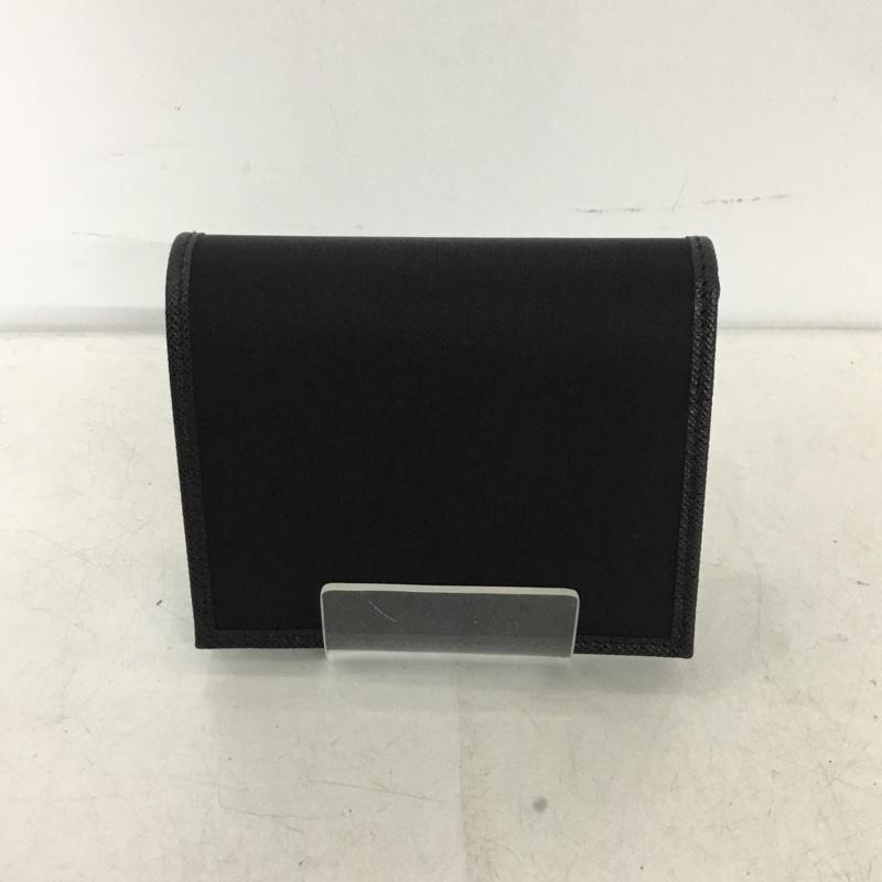 プラダ PRADA 財布 二つ折り 2MO008 トライアングルロゴ 箱有 ロゴ、文字 黒 / ブラック / black メンズ USED 古着 中古 10156550