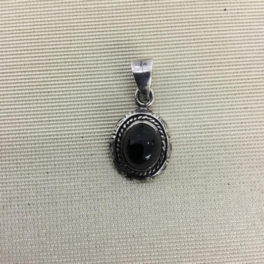 古着 USED ファッション小物 ファッション小物 ペンダントトップ シルバーアクセサリー ネックレスチャーム 無地 黒 / ブラック / black X 銀 / シルバー / silver color メンズ USED 古着 中古 10156553