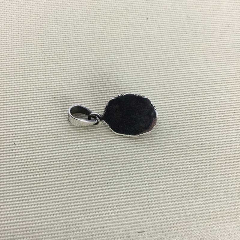 古着 USED ファッション小物 ファッション小物 ペンダントトップ シルバーアクセサリー ネックレスチャーム 無地 黒 / ブラック / black X 銀 / シルバー / silver color メンズ USED 古着 中古 10156553