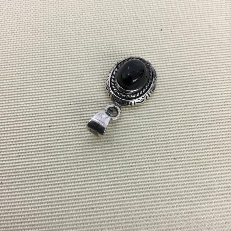古着 USED ファッション小物 ファッション小物 ペンダントトップ シルバーアクセサリー ネックレスチャーム 無地 黒 / ブラック / black X 銀 / シルバー / silver color メンズ USED 古着 中古 10156553