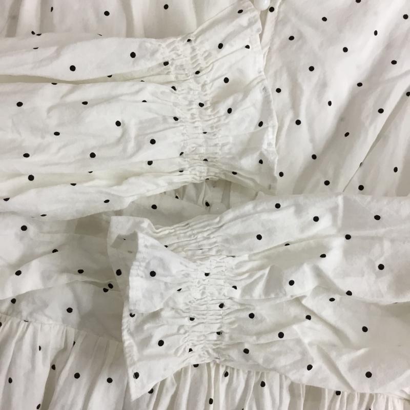 ミーア MIIA ワンピース ロングスカート FREE ドット 白 / ホワイト / white レディース USED 古着 中古 10156555