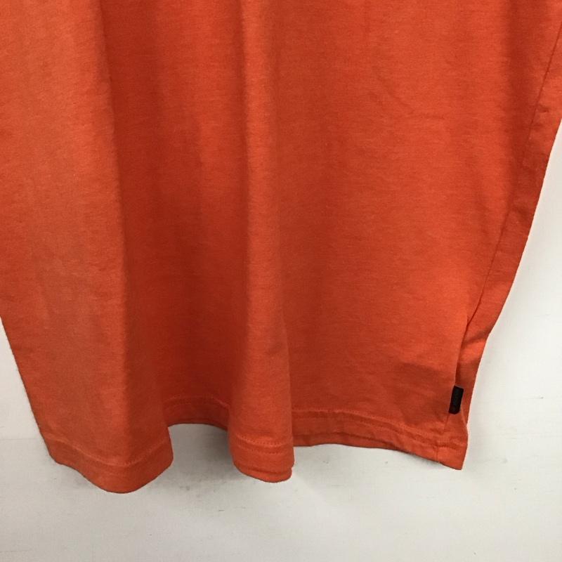 マウンテン ハード ウェアー MOUNTAIN HARDWEAR Tシャツ 半袖 半袖カットソー プリントTシャツ クルーネックカットソー S ロゴ、文字 橙 / オレンジ / orange メンズ USED 古着 中古 10156557