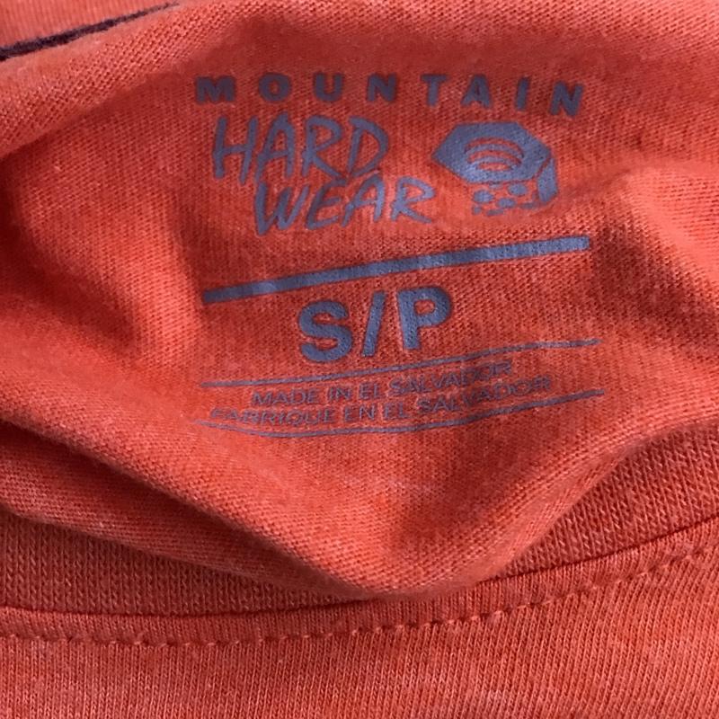 マウンテン ハード ウェアー MOUNTAIN HARDWEAR Tシャツ 半袖 半袖カットソー プリントTシャツ クルーネックカットソー S ロゴ、文字 橙 / オレンジ / orange メンズ USED 古着 中古 10156557