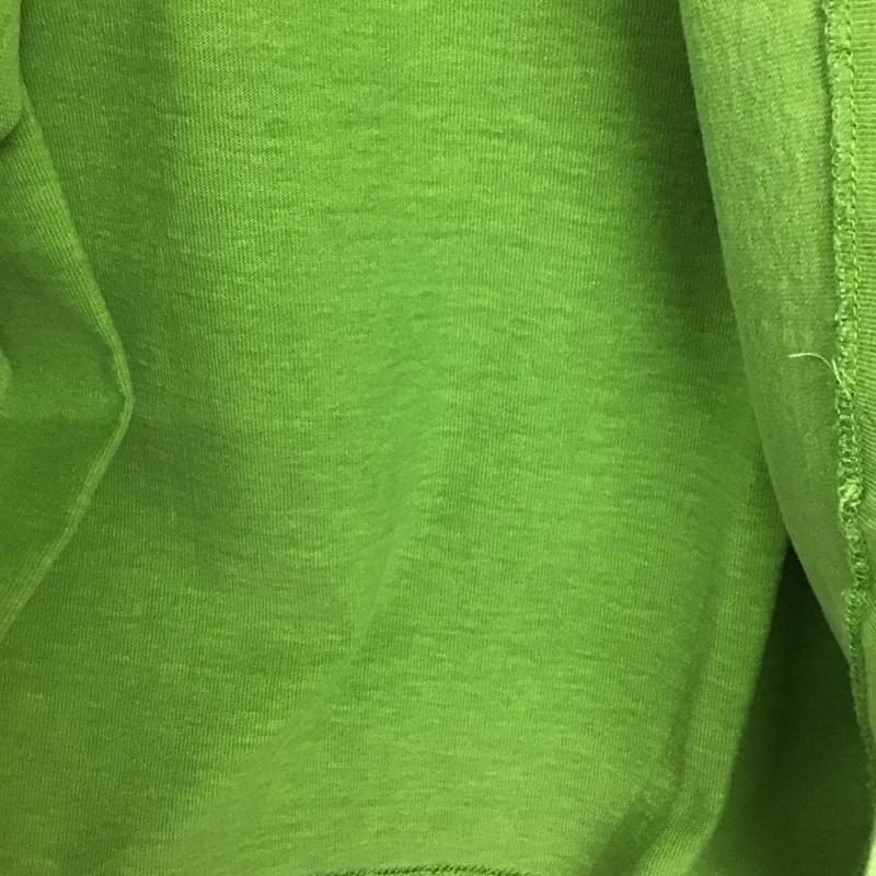 チャレンジャー CHALLENGER カットソー 長袖 長袖カットソー プリントカットソー クルーネック M プリント 緑 / グリーン / green メンズ USED 古着 中古 10156559