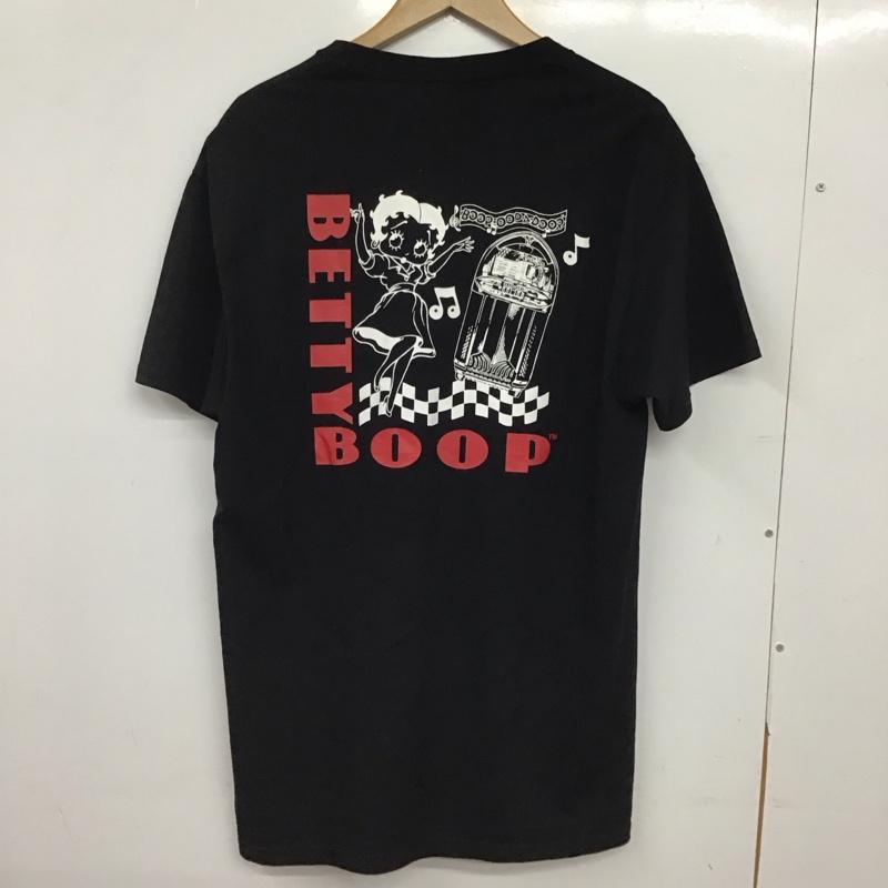 古着 USED Tシャツ 半袖 半袖カットソー プリントTシャツ クルーネックカットソー L プリント 黒 / ブラック / black メンズ USED 古着 中古 10156561
