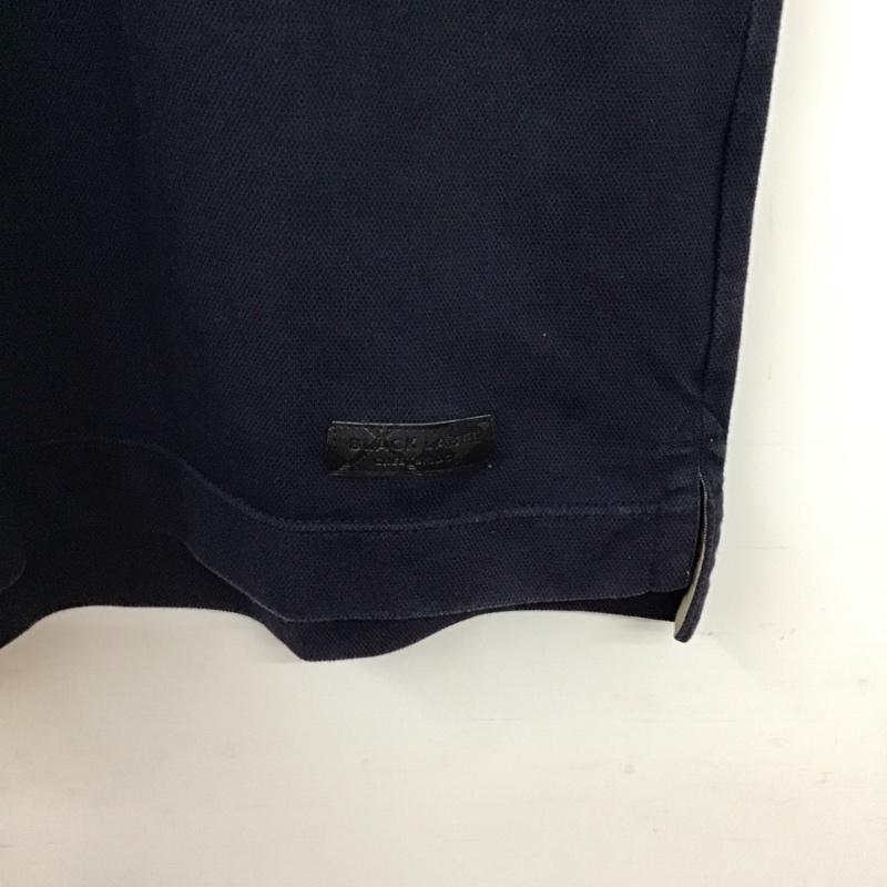 ブラックレーベルクレストブリッジ BLACK LABEL CRESTBRIDGE ポロシャツ 半袖 半袖ポロシャツ カラーシャツ 半袖カットソー M 無地 紺 / ネイビー / navy メンズ USED 古着 中古 10156565