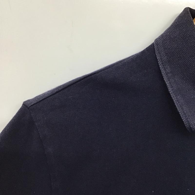 ブラックレーベルクレストブリッジ BLACK LABEL CRESTBRIDGE ポロシャツ 半袖 半袖ポロシャツ カラーシャツ 半袖カットソー M 無地 紺 / ネイビー / navy メンズ USED 古着 中古 10156565