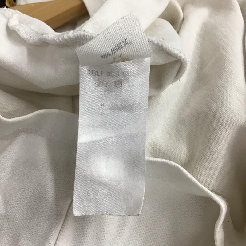 アヴィレックス AVIREX Tシャツ 半袖 半袖カットソー プリントTシャツ クルーネックカットソー M ロゴ、文字 白 / ホワイト / white メンズ USED 古着 中古 10156566