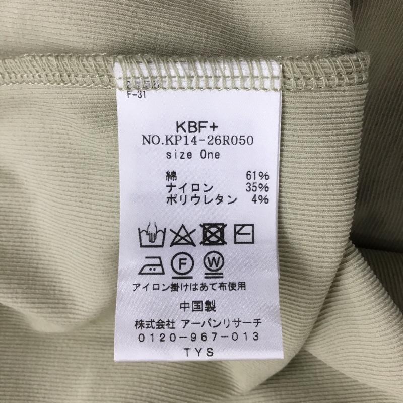 ケービーエフプラス KBF+ ワンピース ロングスカート Kp14-26R050 2WAYカットワンピース ONE SIZE 無地 黄緑 / イエローグリーン / レディース USED 古着 中古 10156567