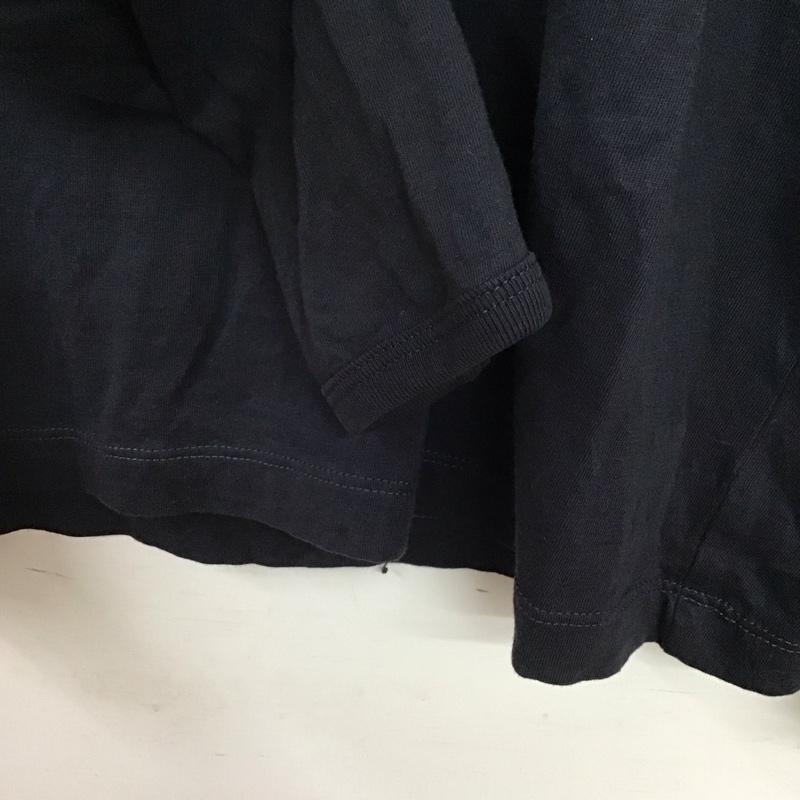 リプレイ REPLAY カットソー 長袖 長袖カットソー プリントカットソー クルーネック L ロゴ、文字 紺 / ネイビー / navy メンズ USED 古着 中古 10156569