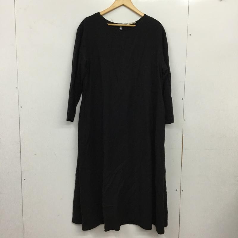 スタディオクリップ studio CLIP ワンピース ロングスカート FREE 無地 黒 / ブラック / black レディース USED 古着 中古 10156570