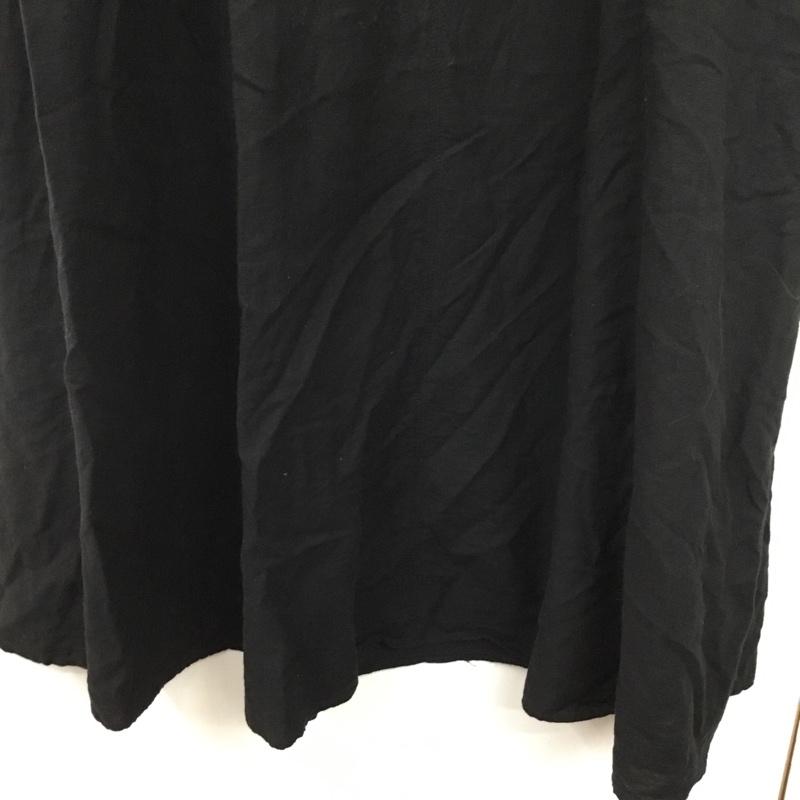 スタディオクリップ studio CLIP ワンピース ロングスカート FREE 無地 黒 / ブラック / black レディース USED 古着 中古 10156570