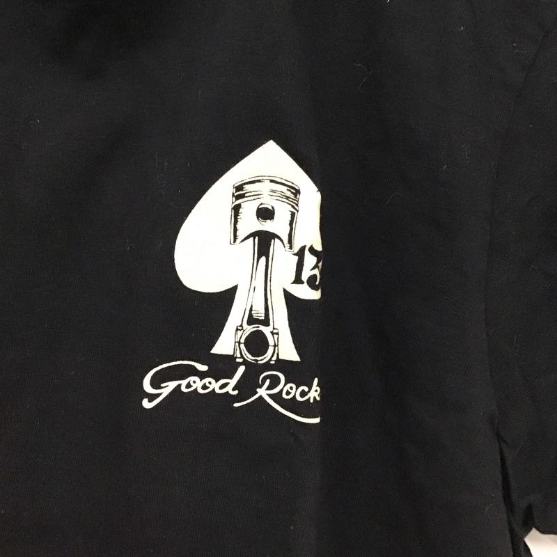 グッドルッキン GOODROCKIN  Tシャツ 半袖 半袖カットソー プリントTシャツ クルーネックカットソー M プリント 黒 / ブラック / black メンズ USED 古着 中古 10156571