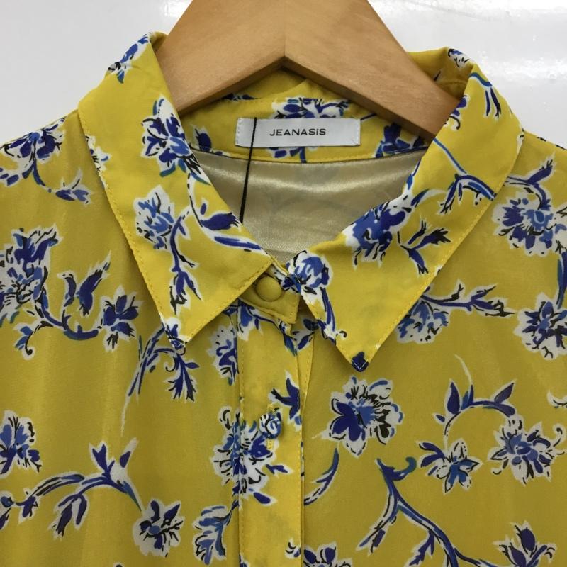 ジーナシス JEANASIS ワンピース ロングスカート FREE 総柄 黄 / イエロー / yellow レディース USED 古着 中古 10156572