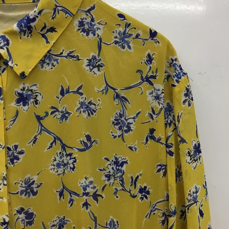 ジーナシス JEANASIS ワンピース ロングスカート FREE 総柄 黄 / イエロー / yellow レディース USED 古着 中古 10156572